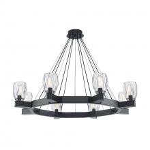 Trans Globe 11687 BK - 8LT E12 CHAND-ROUND CRYSTAL CU